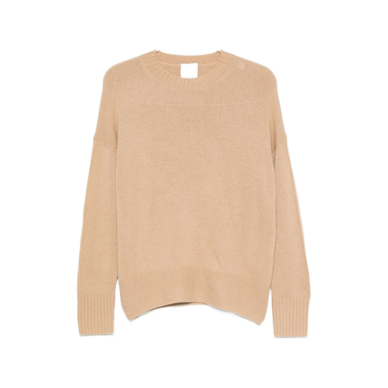 Allude Ribbed-knit Crew Neck Sweater
