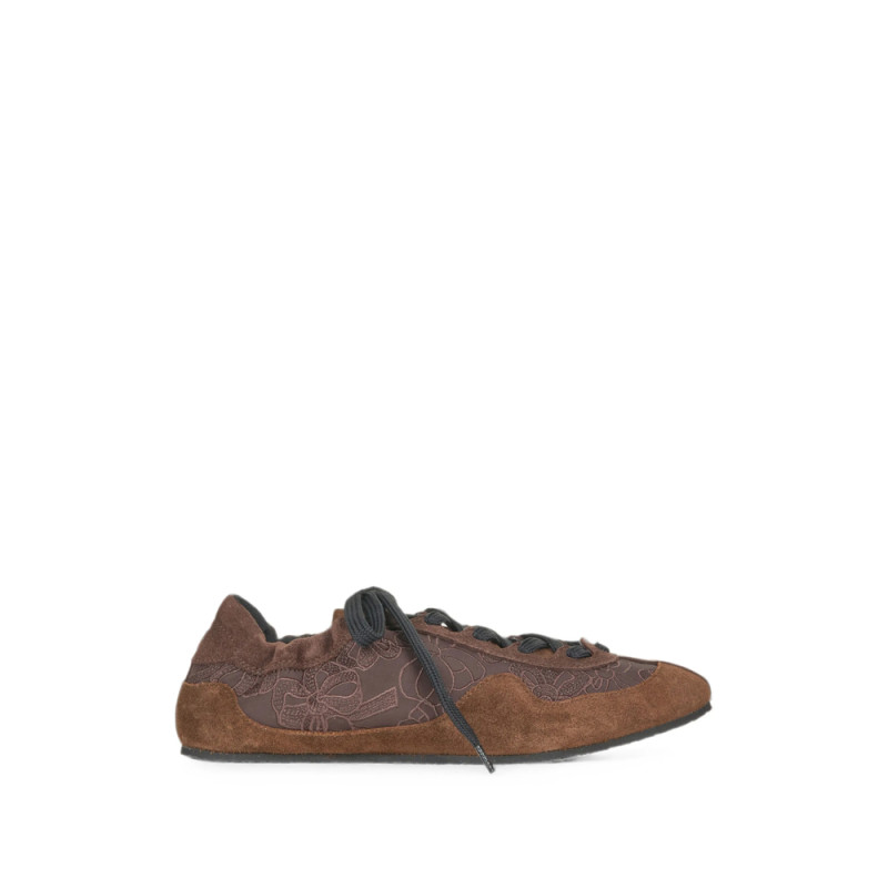 Cecilie Bahnsen Blaise Floral-embroidered Sneakers
