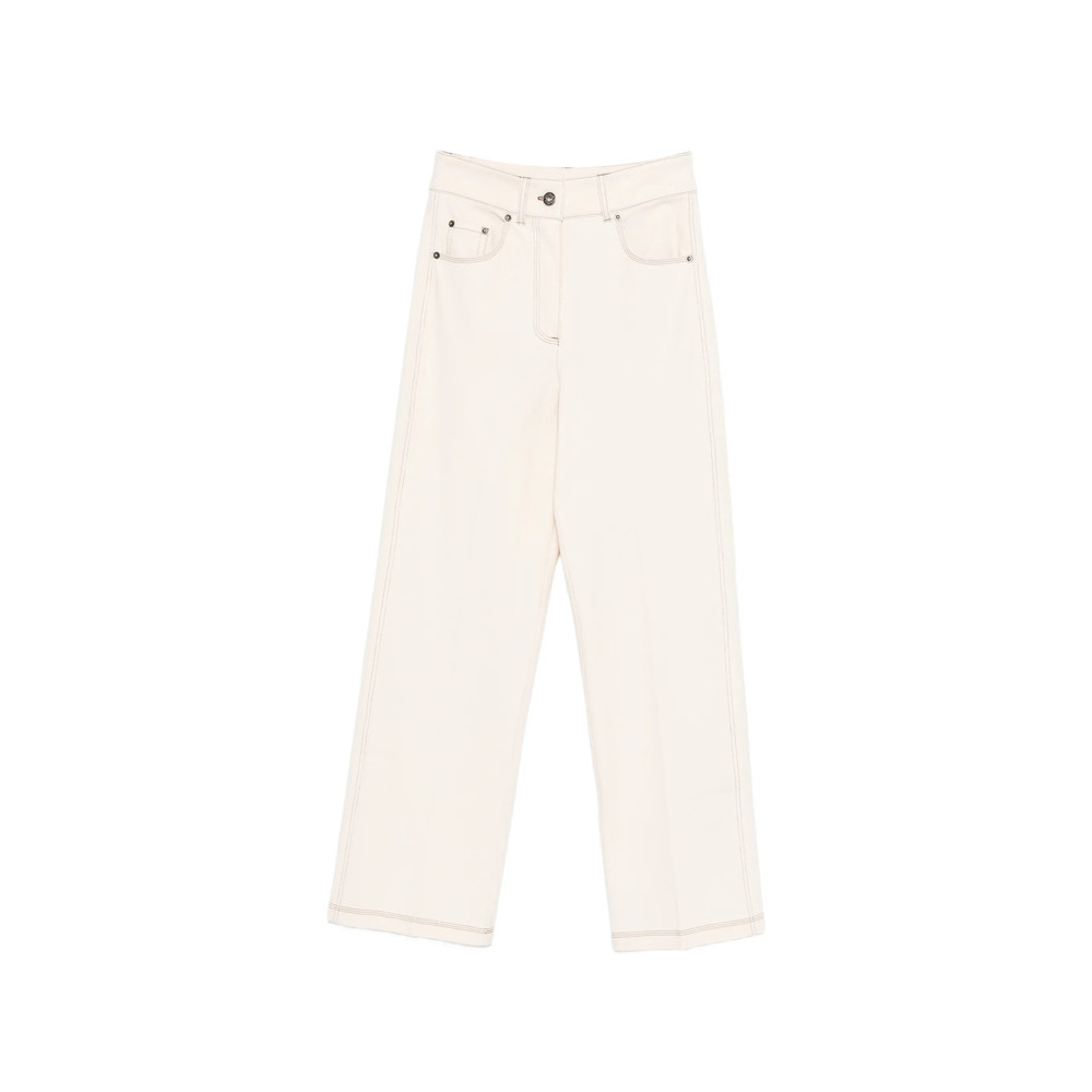 Max Mara Straight Leg Seam Jeans