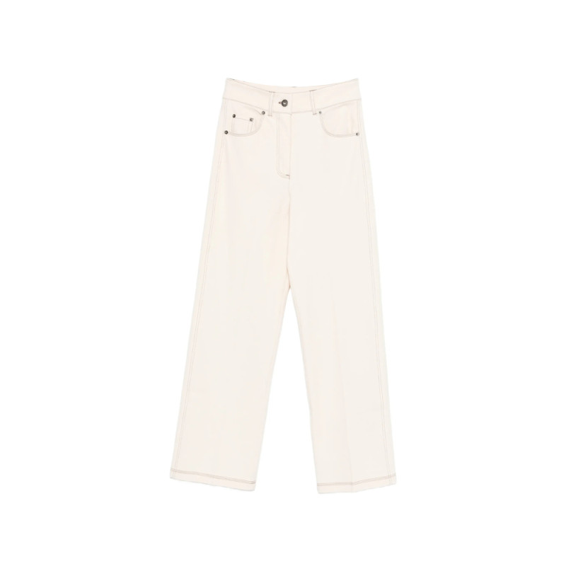 Max Mara Straight Leg Seam Jeans