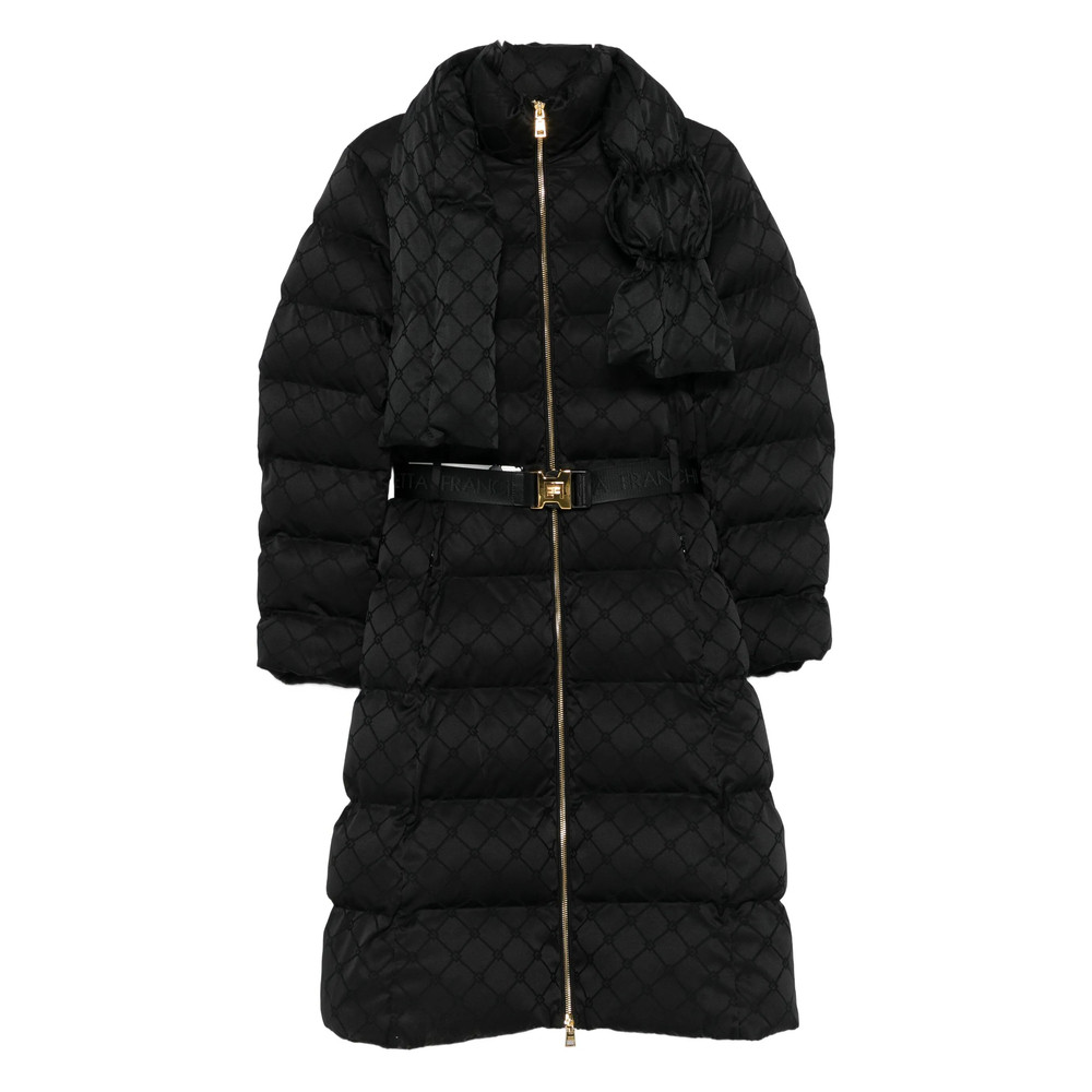 Elisabetta Franchi Belted Puffer Jacket
