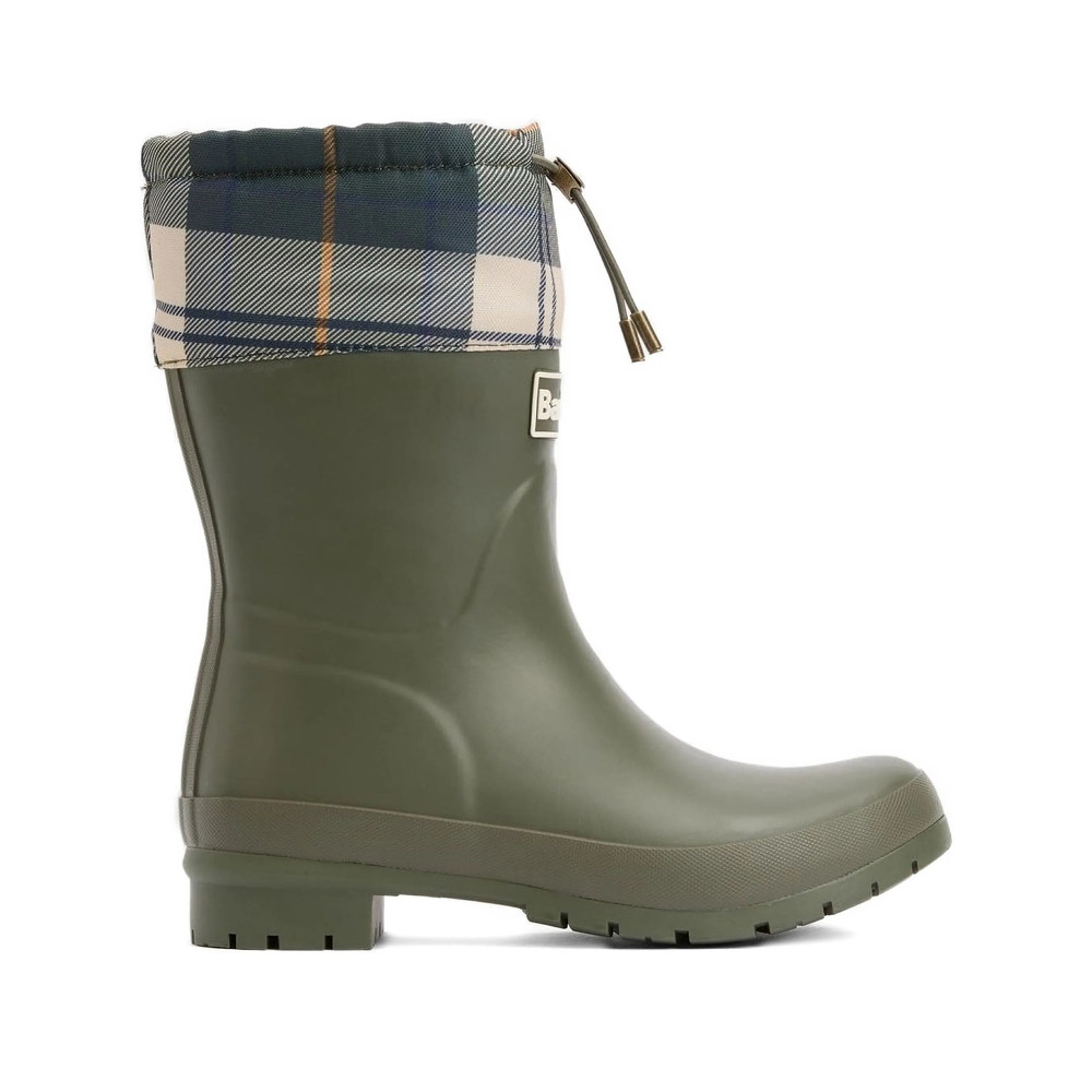 Barbour Tartan Drawstring Boots