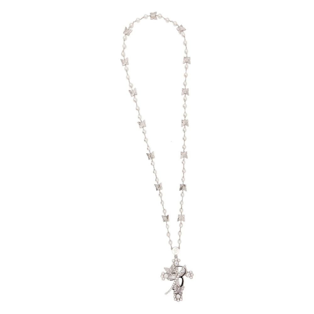 Blumarine Butterfly Embellishment Necklaces