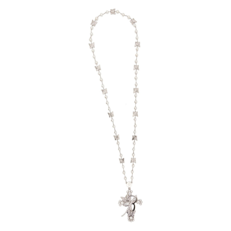 Blumarine Butterfly Embellishment Necklaces