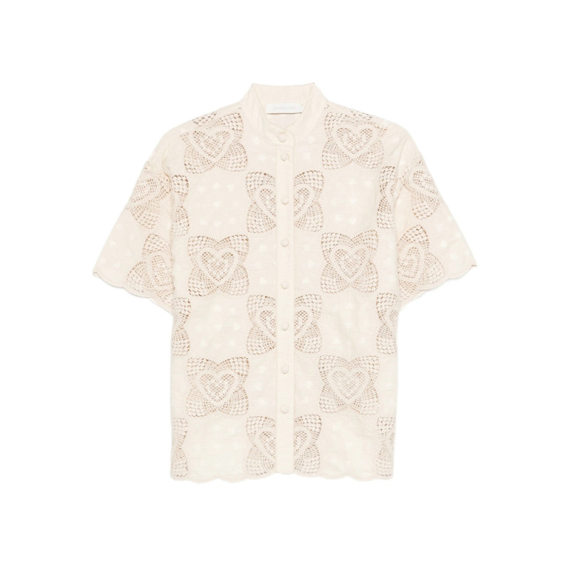 Zimmermann Wanderlust Scalloped Shirt