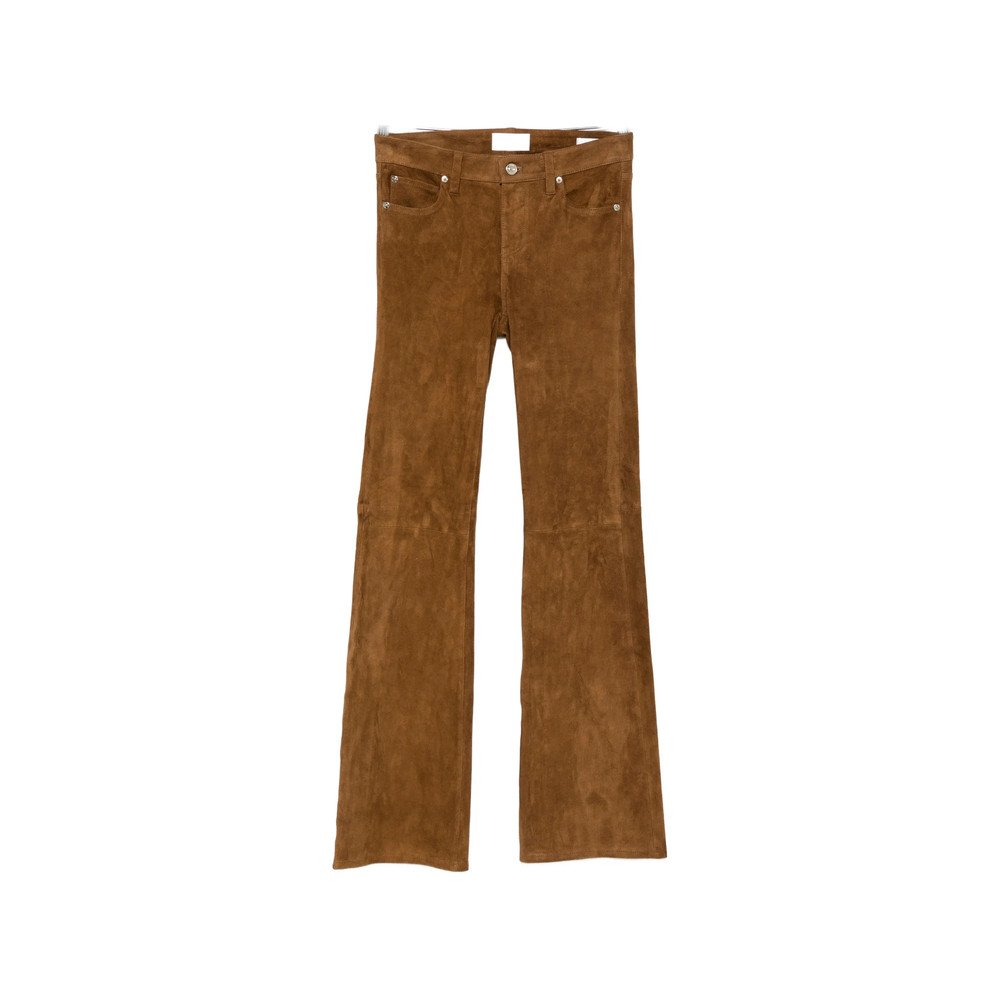 Frame The Rodeo Suede Flared Trousers