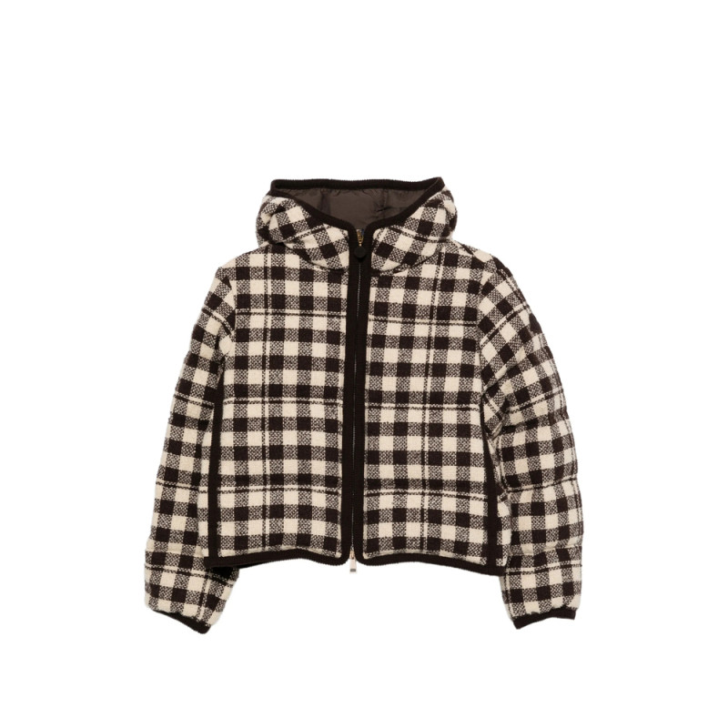 Moncler Check Hooded Jacket