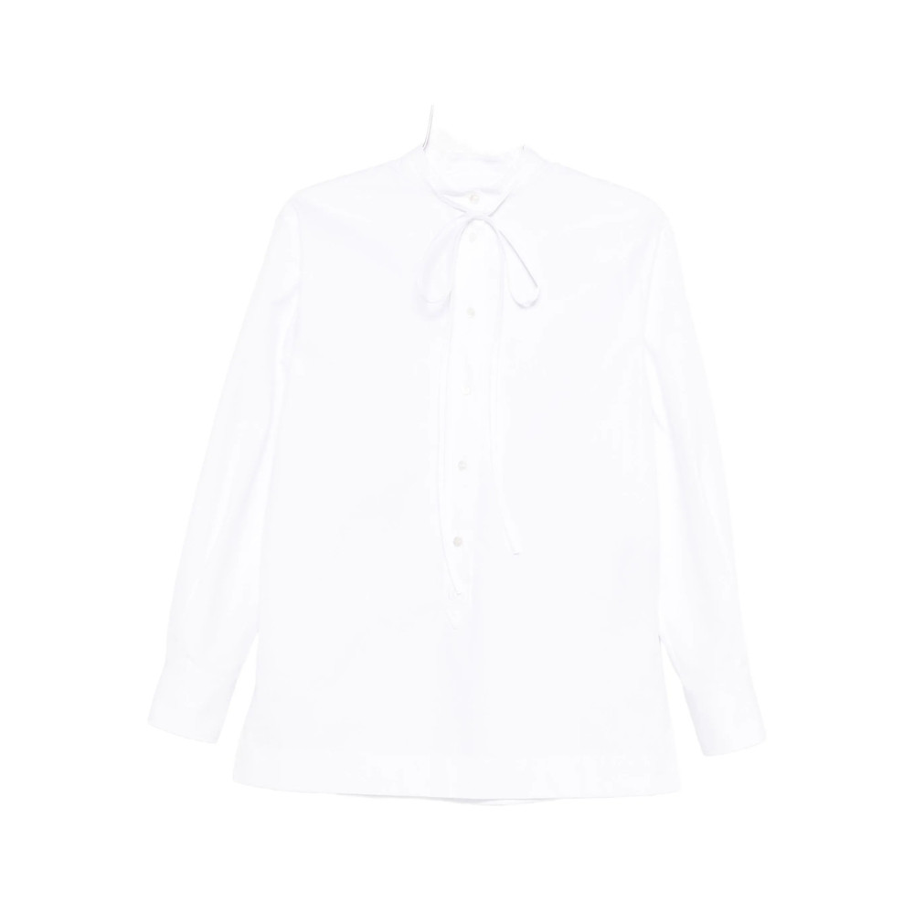 Gucci Neck-tie Long-sleeve Top