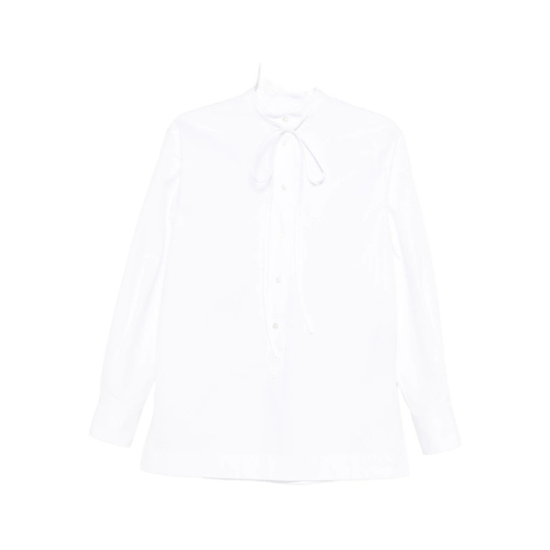 Gucci Neck-tie Long-sleeve Top