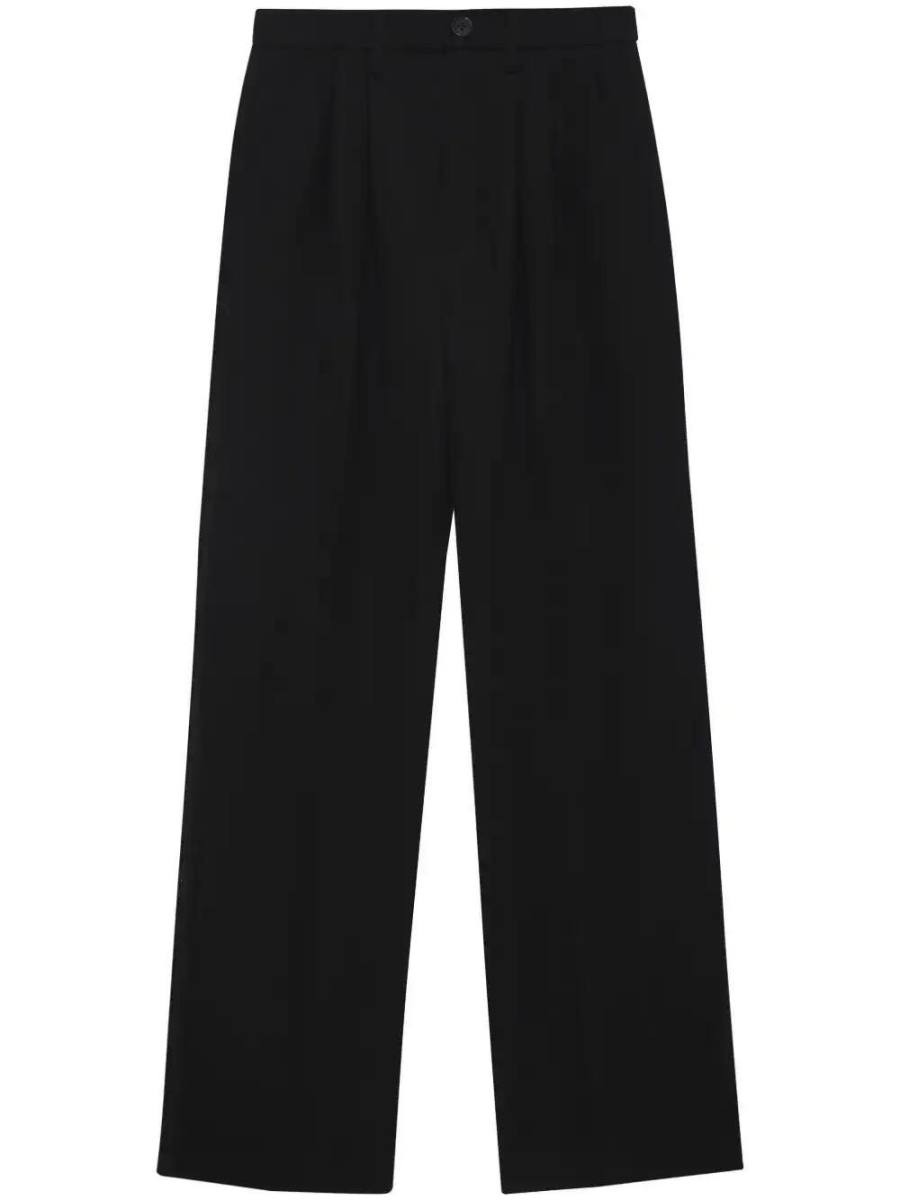 Carrie wide-leg wool trousers