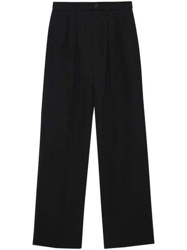 Carrie wide-leg wool trousers