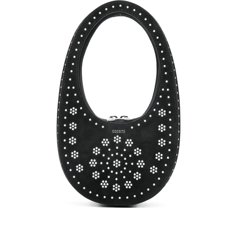 Coperni Mini Swipe Floral-stud Tote Bag