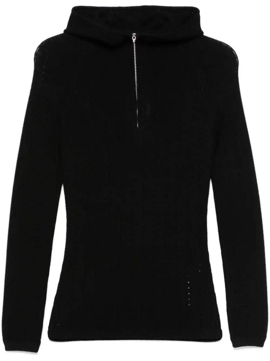 zipped sweater