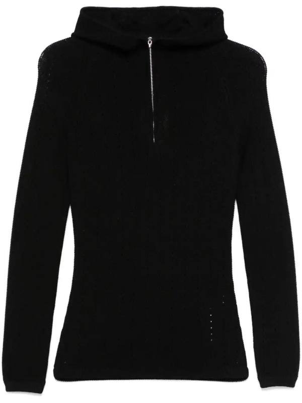 zipped sweater