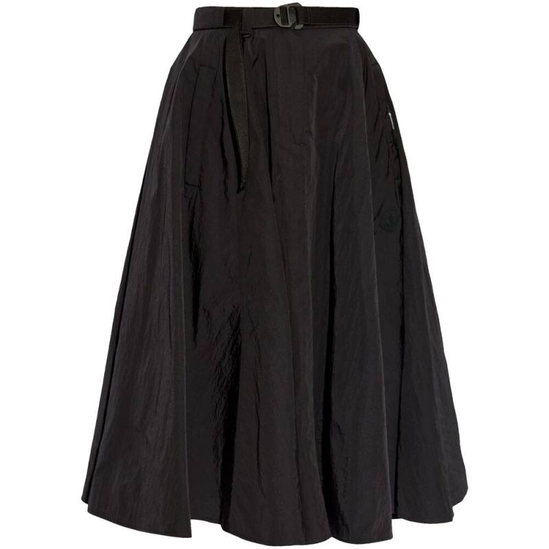 Moncler Logo-patch Belted-waist Skirt