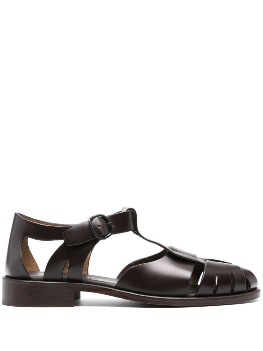 Pesca leather sandals