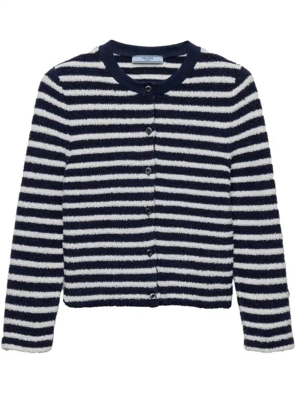 bouclé cardigan