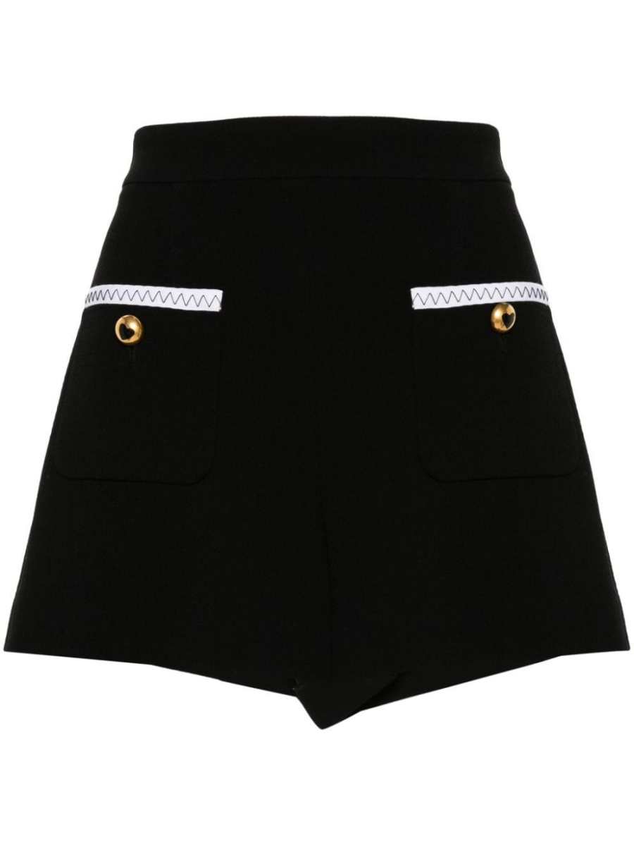 contrasting-trim shorts