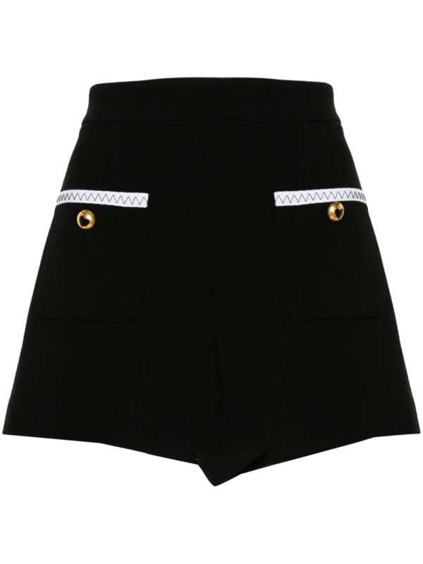 contrasting-trim shorts