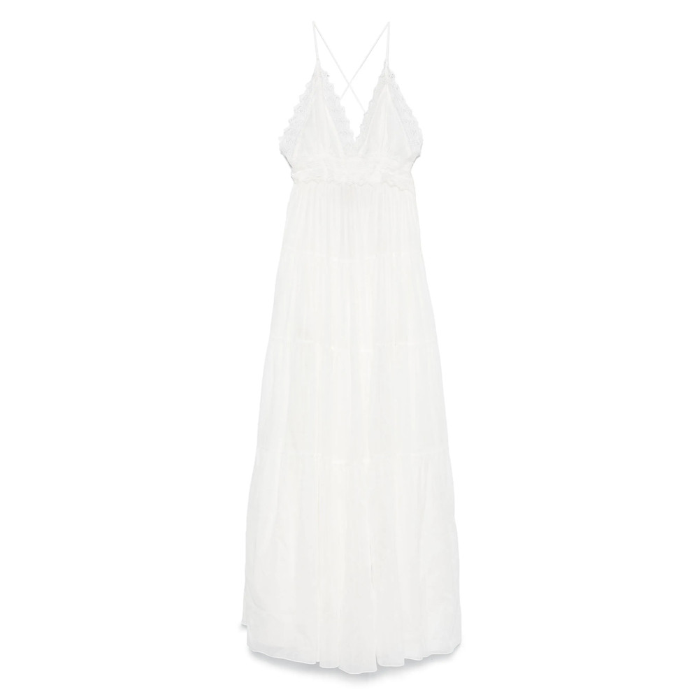 Ermanno Scervino Lace-detailed Midi Dress