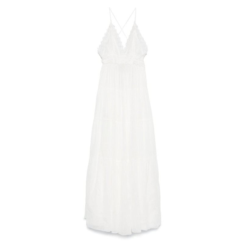 Ermanno Scervino Lace-detailed Midi Dress