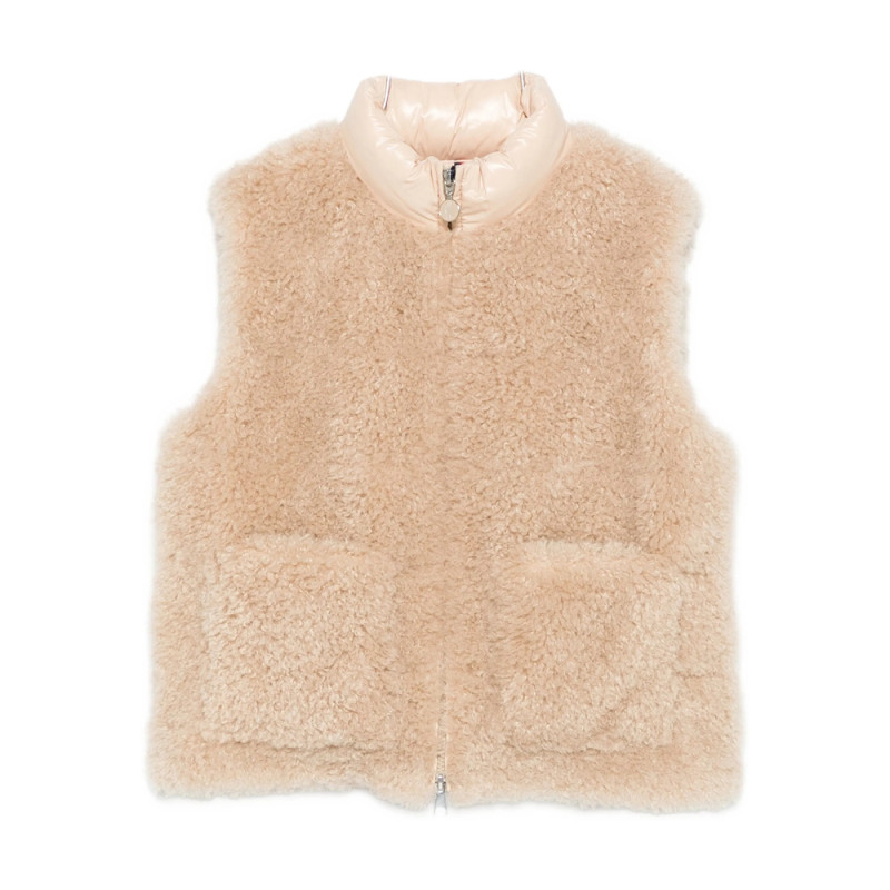 Moncler Quilted Shearling Vest