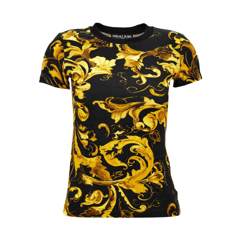 Versace Jeans Couture Baroque-print Cotton T-shirt