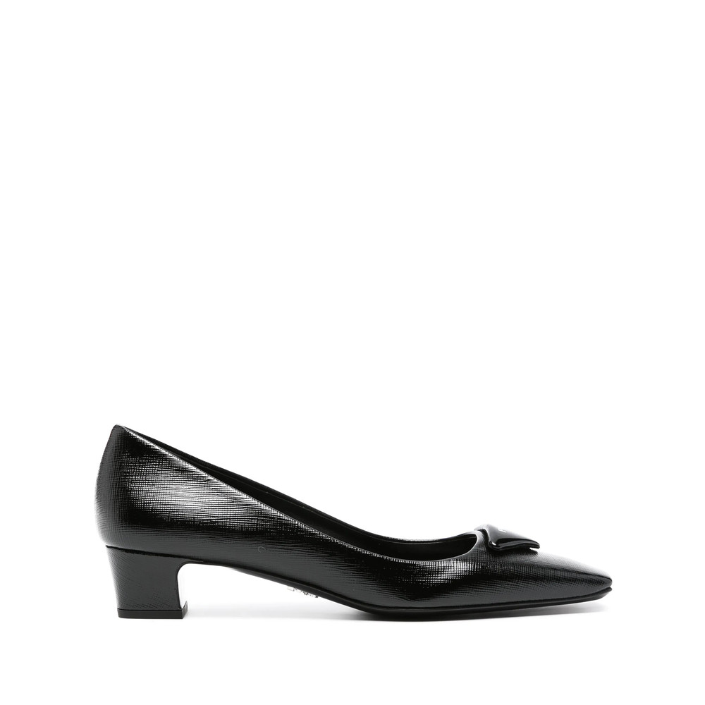 Prada 35mm Saffiano Leather Pumps