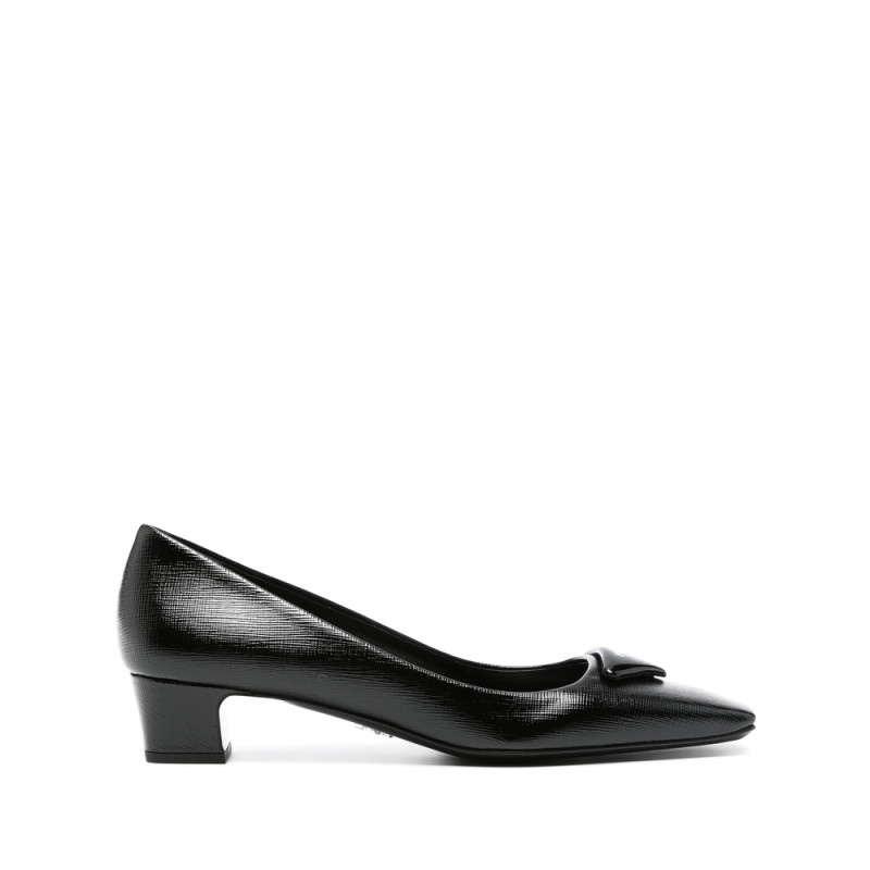 Prada 35mm Saffiano Leather Pumps