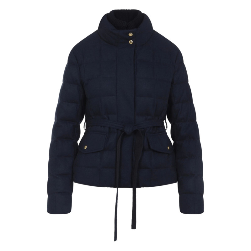 Moncler Bussettes Quilted Belted Jacket