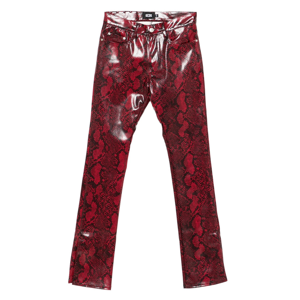 Gcds Snakeskin-print Pants