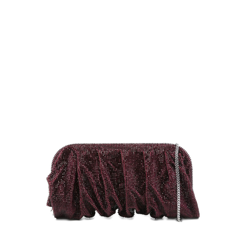 Benedetta Bruzziches Embellished Gathered Clutch