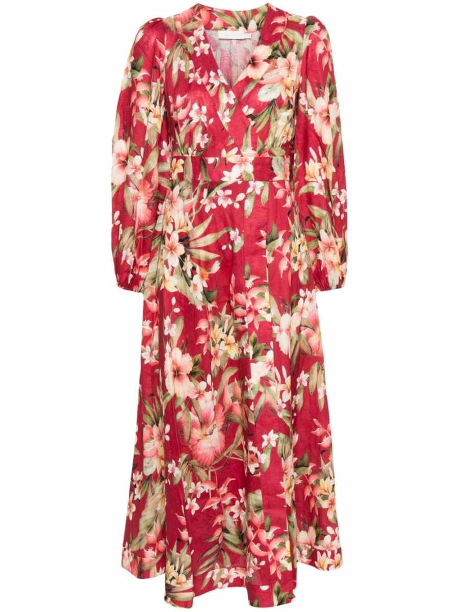 Lexi floral-print wrap dress