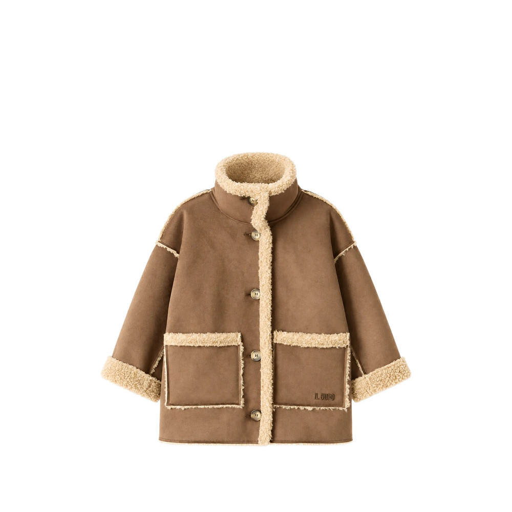Il Gufo Faux-shearling-trim Coat