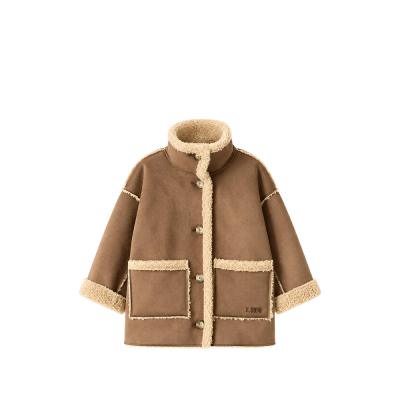 Il Gufo Faux-shearling-trim Coat