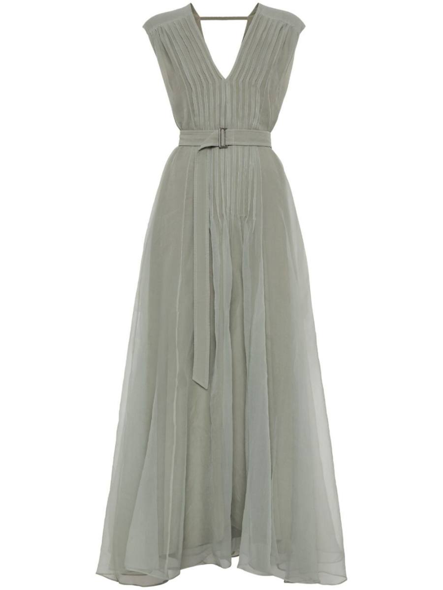 Monili pleated dress