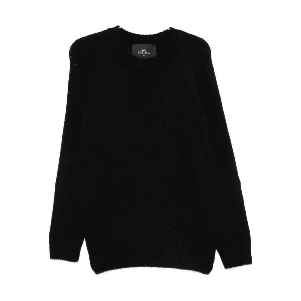 Mr Mittens Raglan-sleeve Crew-neck Sweater
