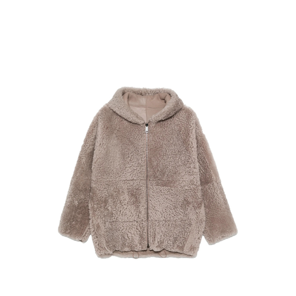 Simonetta Ravizza Bart R Reversible Hooded Shearling Jacket