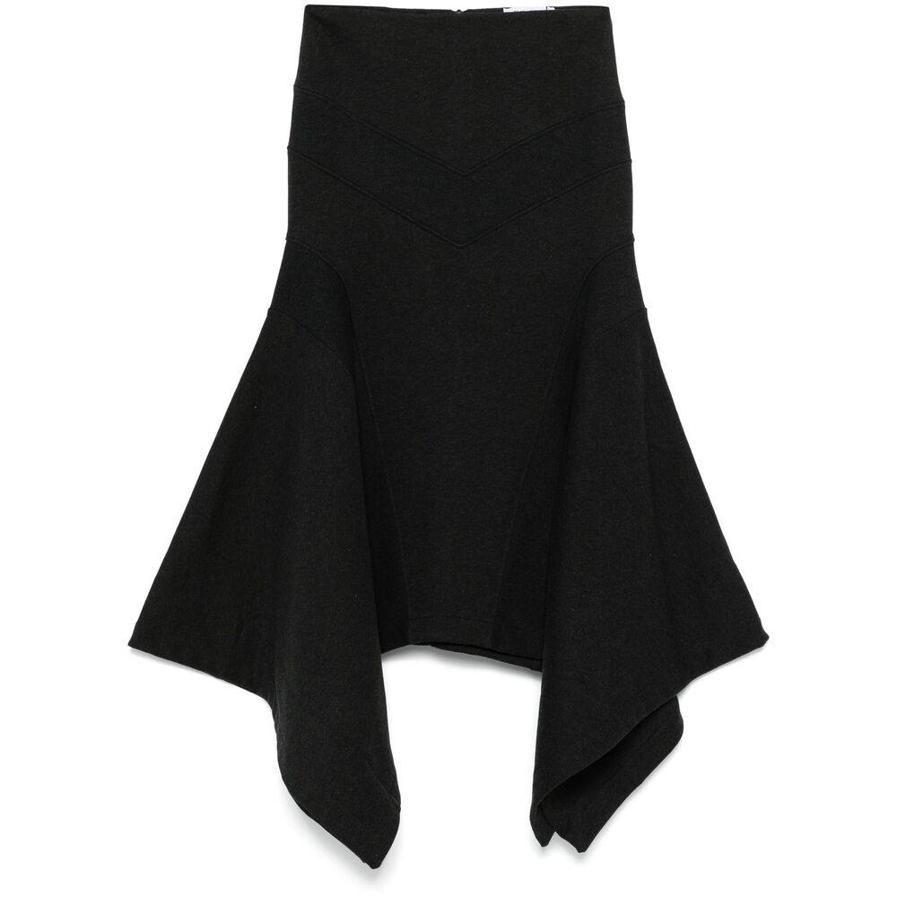 The Attico Panelled Midi Skirt