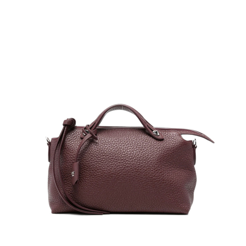 Fendi Medium By The Way Grained-leather Clutch Bag