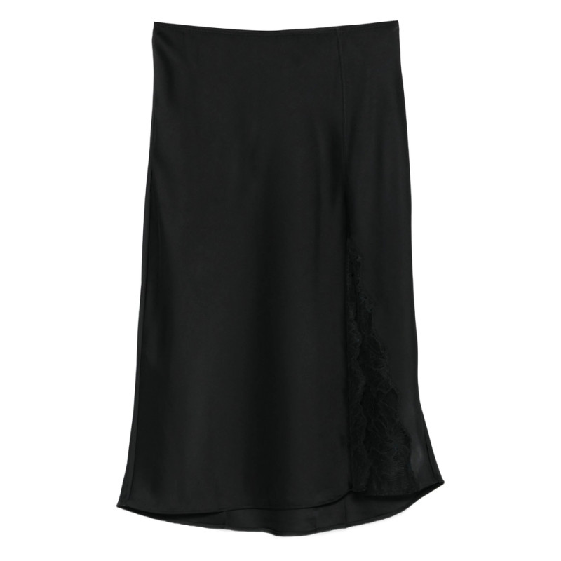 Calvin Klein Lace-insert Slip Skirt