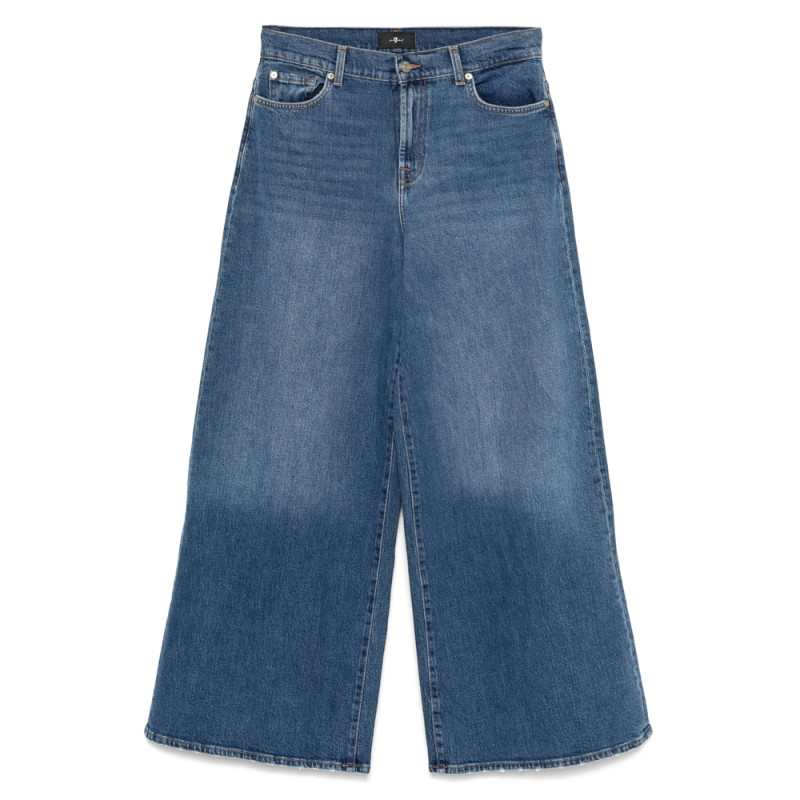 7 For All Mankind Bleached-effect Jeans