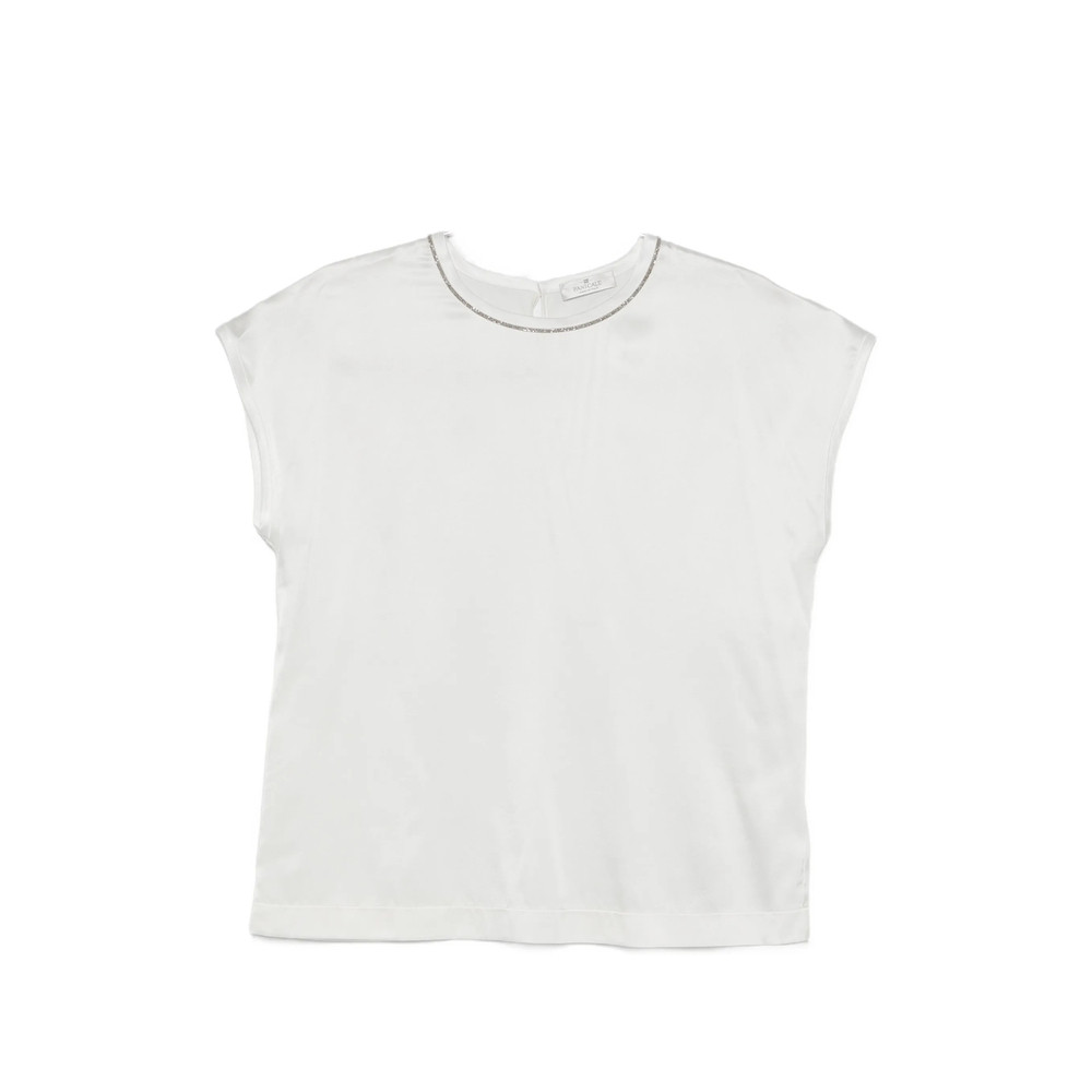 Panicale Embellished-detail Round-neck Blouse