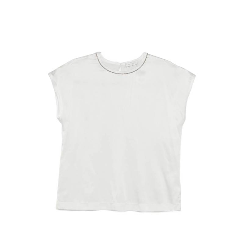 Panicale Embellished-detail Round-neck Blouse