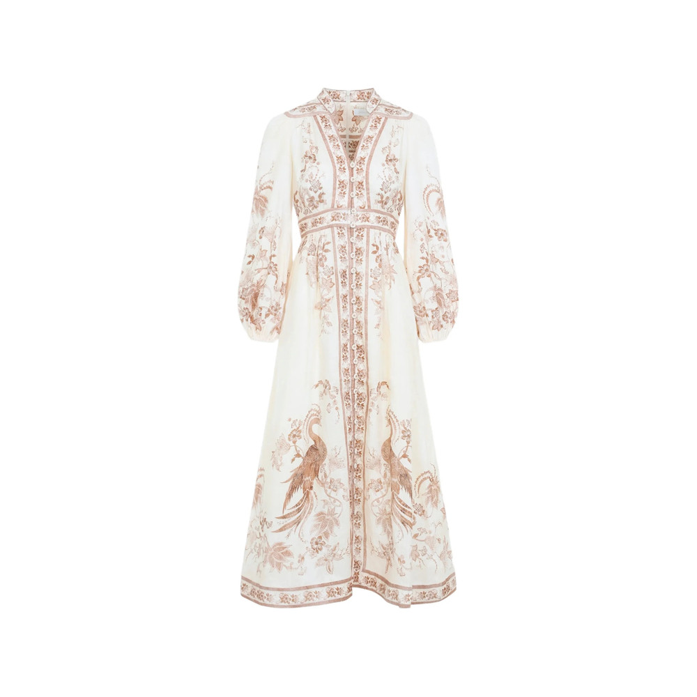 Zimmermann Indra Floral-print Midi Dress