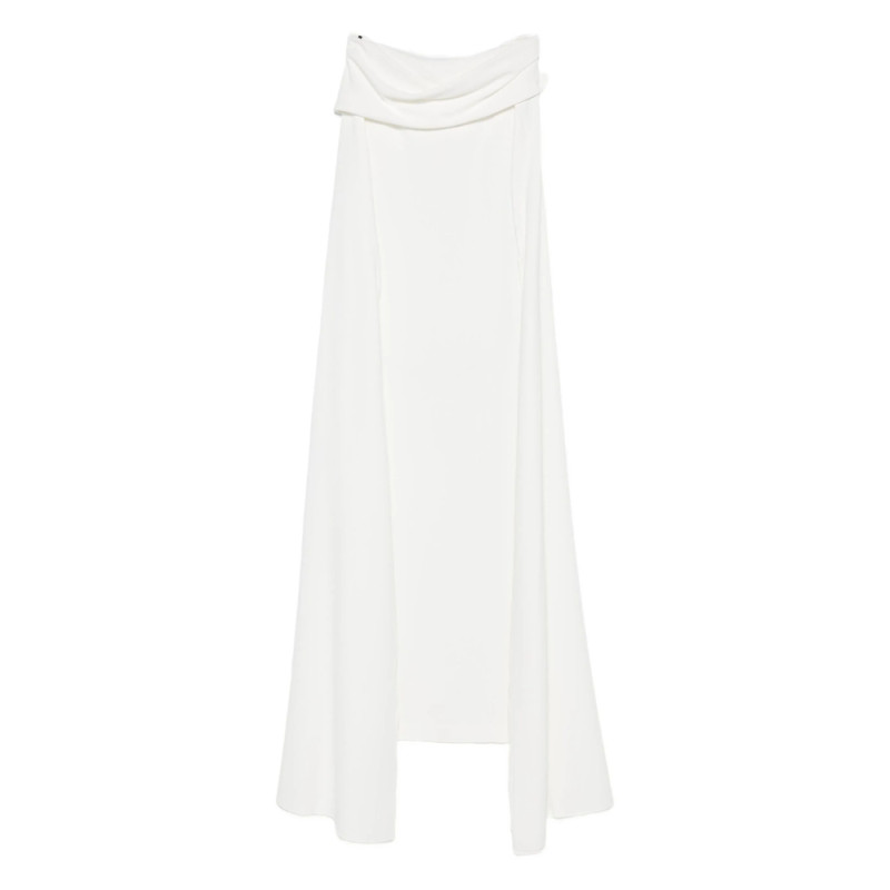 Solace London The Nuri Draped Maxi Dress
