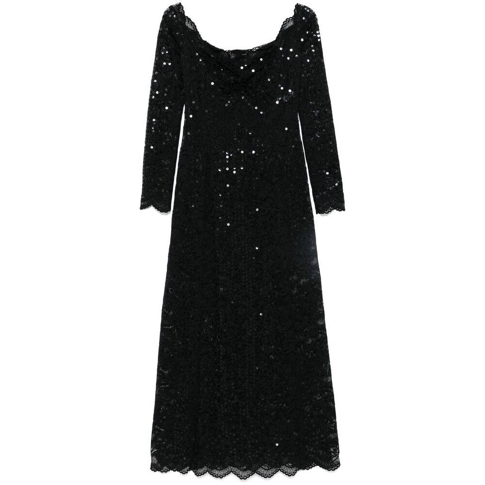 Rabanne Sequin-embroidered Lace Maxi Dress