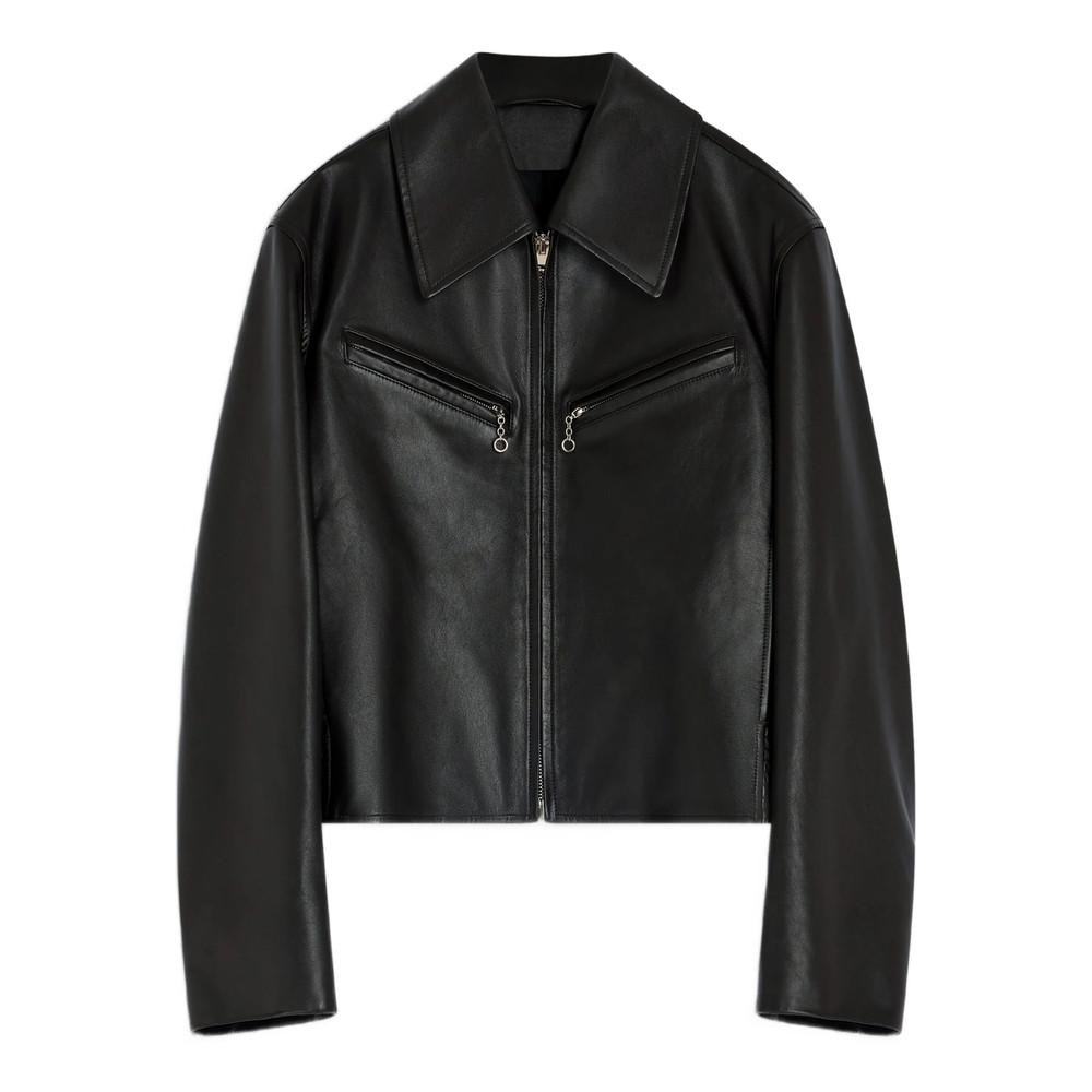 Lemaire Zip-front Leather Jacket