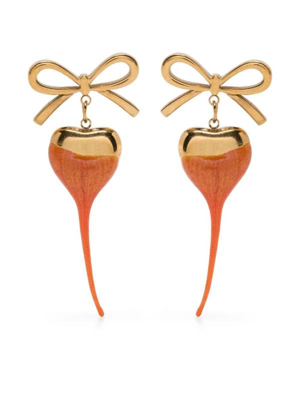 Bow Heart earrings