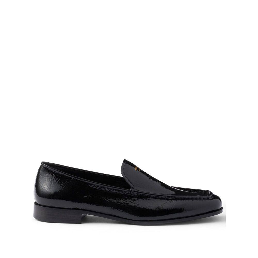 Prada Patent-leather Loafers